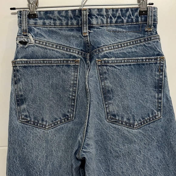 🌟Like New🌟 Zara: Wide Leg Distressed Women's Jeans- Size 0 - Picture 5 of 13